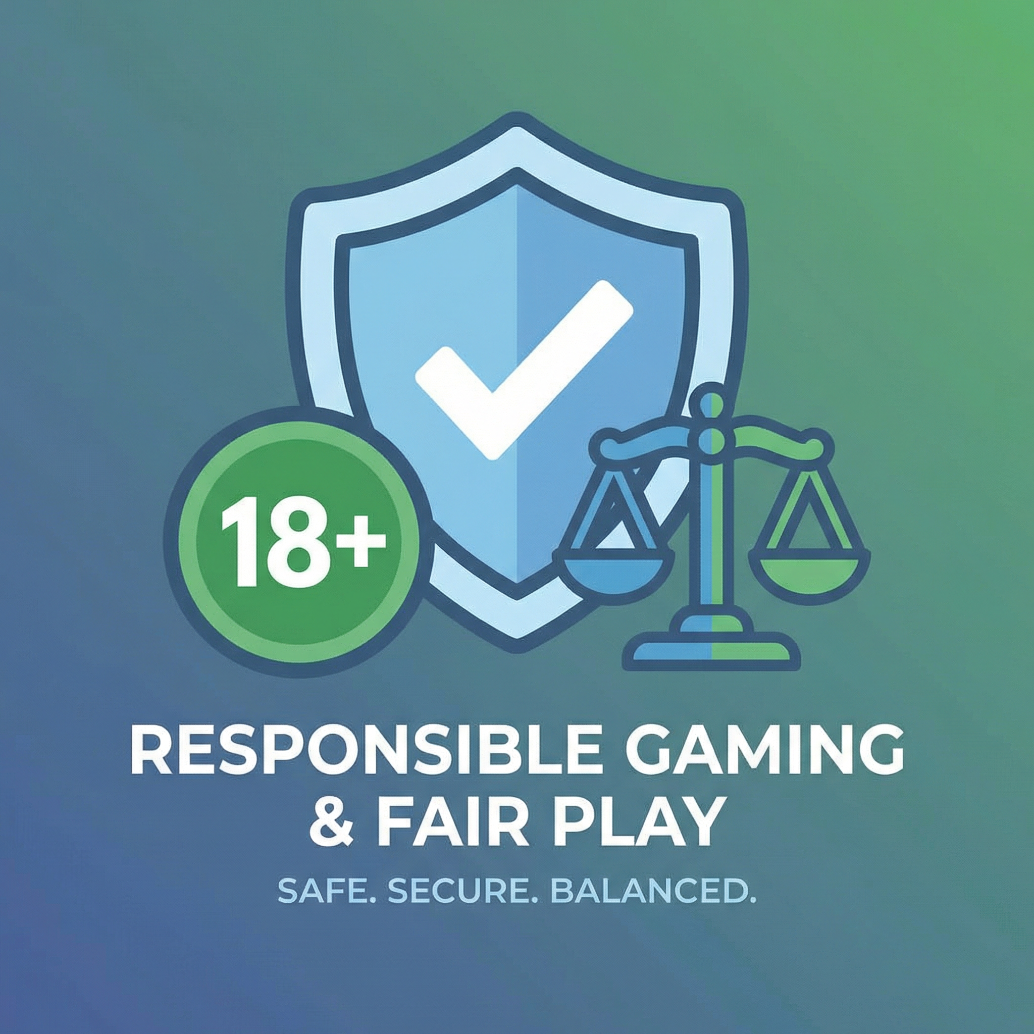负责任博彩标识，18岁以上成年人专属